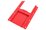Red grain chute UNITRAILER chute for agricultural trailers 250x355mm