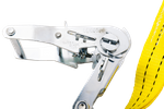 Set of four UNITRAILER 4m/35mm/2t yellow transport belts with tensioner