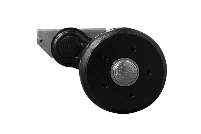 KNOTT VGB13M braked axle for trailer/car carrier 1350kg 1900mm 2350mm 5x112