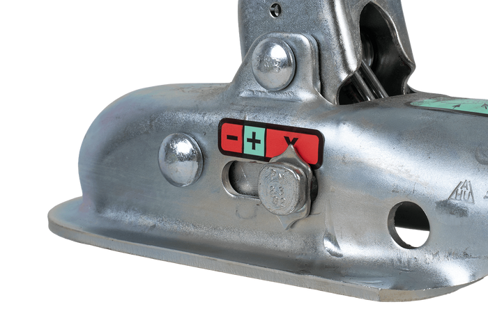 KNOTT KK14-A ball hitch for a 1400kg trailer with a 50mm tubular drawbar