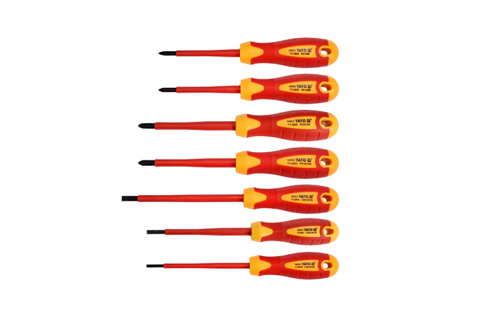 YATO YT-2828 1000V insulated screwdriver set 7 pcs.