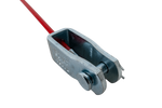 Emergency safety breakaway rope KNOTT breakaway with snap hook 1200mm