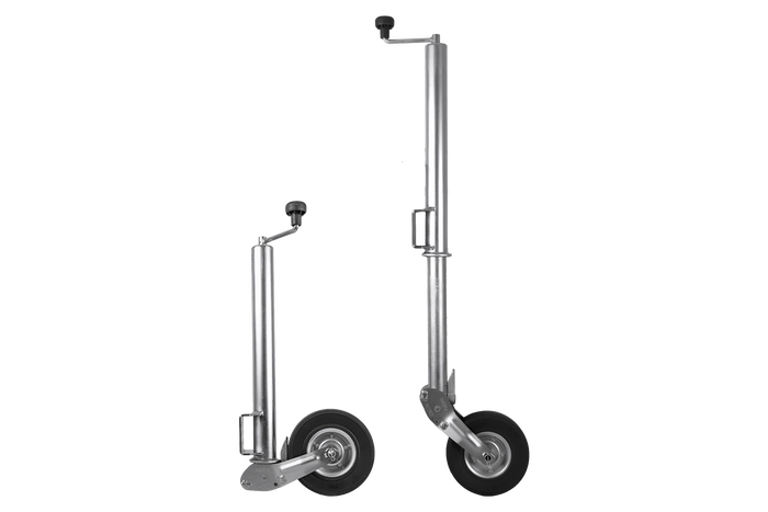 WINTERHOFF VK 60-BLH-255 SB automatic support wheel with handle 500kg 60mm 670-905mm