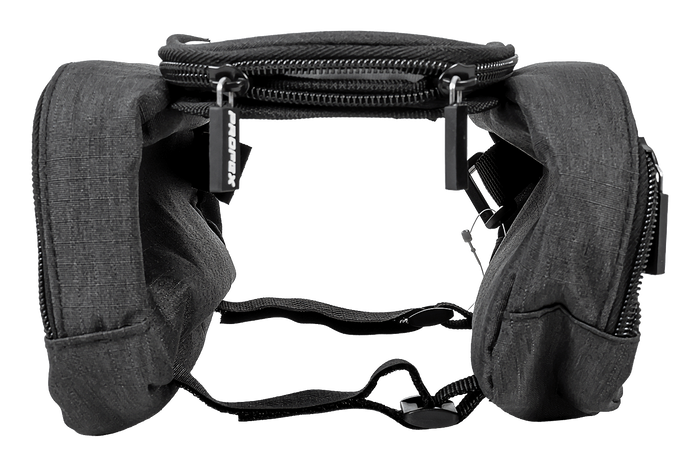 PROFEX 93015 Bike Frame Bag with 2 Pockets and Phone Case