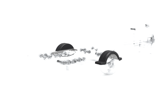 Fender for boat trailer 13" DOMAR D20422 wheel arch 950/240mm