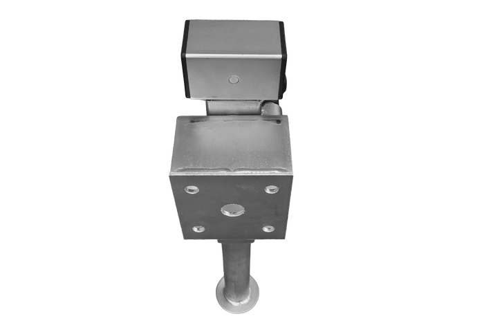 UNITRAILER D-110.000.049 extendable crank support for 1300kg flatbed trailer 410-645mm