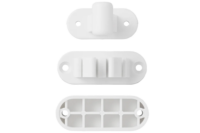 Caravan, camper door latch ProPlus 362622V02 white spring-loaded handle for holding the door