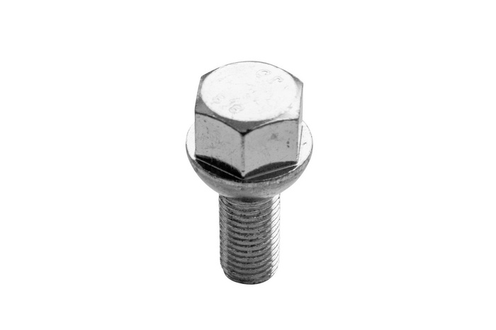 Ball screw for wheels for braked axles M12x1.5