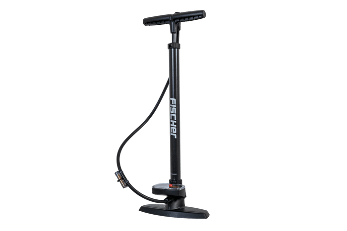 Universal bicycle pump with pressure gauge FISCHER 85580