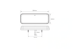 TruckLED L1871+L1872 LED NEON DYNAMIC rear lights, 0.35m cable, 6 functions, left+right