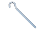 DROMET HZ M8x140 construction hook with open end (bent)