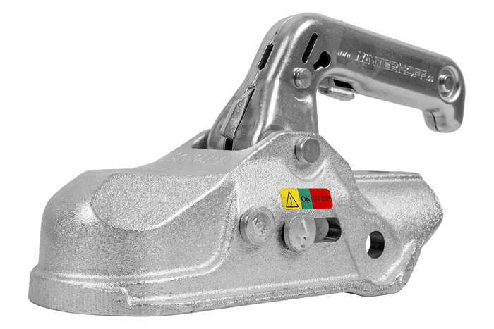 WINTERHOFF WW 30-D3-K1212 ball hitch for 3000kg trailer with 50-51mm pipe drawbar, cast iron