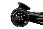 ASPÖCK electrical installation, trailer harness, 5m, 13-PIN plug, 2x 5-PIN bayonets