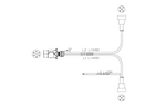 MANTES electrical installation, boat trailer harness 4.4m, 7PIN plug, 2x5PIN bayonets