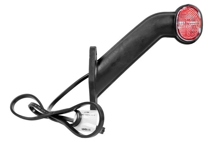 ASPÖCK SUPERPOINT II left marker lamp on a rubber arm with a side cable