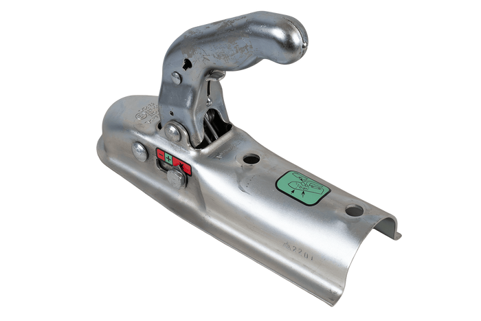 KNOTT K7.5-D ball hitch for a 750kg trailer with a 60mm tubular drawbar