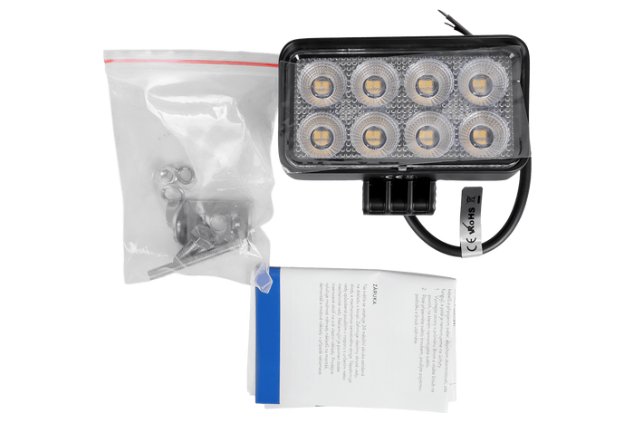 LED work lamp reflector TT TECHNOLOGY BLACK TT.13306 32xLED 2560lm rectangular