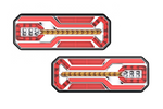TruckLED L1949+L1950 rear lamps LED cable 0.45m 6 functions left+right