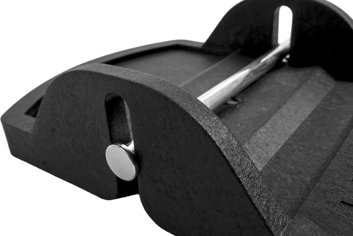 Set of four KNOTT trailer stabilizer support pads 18x14x4.5cm