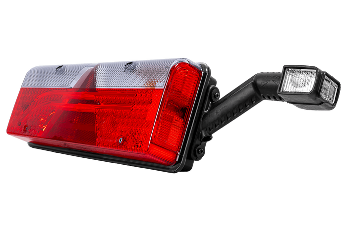 Lampy tylne ASPÖCK EUROPOINT III LED bajonet 7PIN ASS2 z rogiem 7 funkcji lewa+prawa