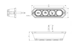 HORPOL LZD 2265 LED front lamp 2 functions universal
