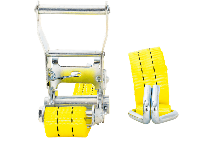 UNITRAILER 4m/35mm/2t yellow transport belt with tensioner