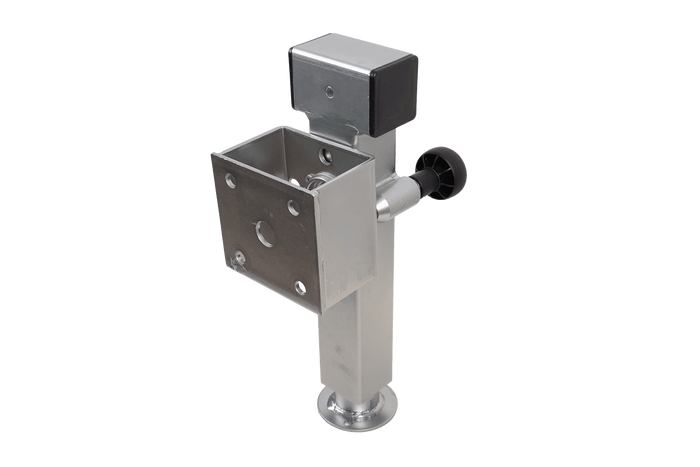 UNITRAILER JL2 extendable crank support for 1300kg flatbed trailer 410-645mm