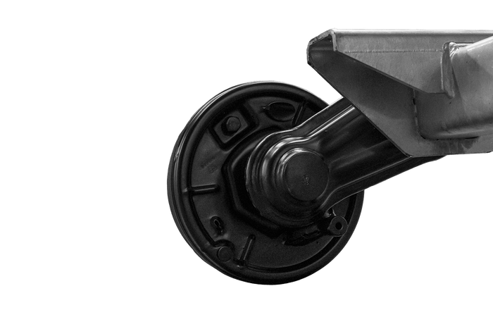 KNOTT VGB13-M braked axle for trailer/carrier 1350kg 1300mm 1770mm 5x112