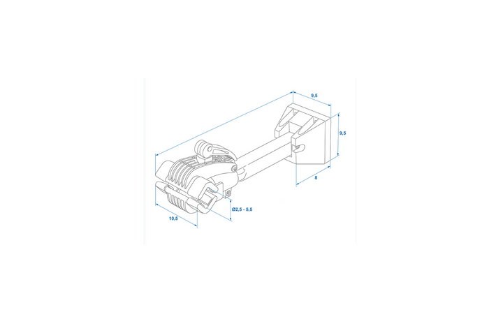 ProPlus 730914 foldable wall bike hanger