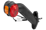 ASPÖCK SUPERPOINT II left marker lamp on a rubber arm with a side cable