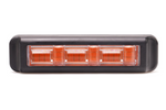 Warning lamp WAŚ 2466 W285 LED flashing lamp orange MASTER/SLAVE