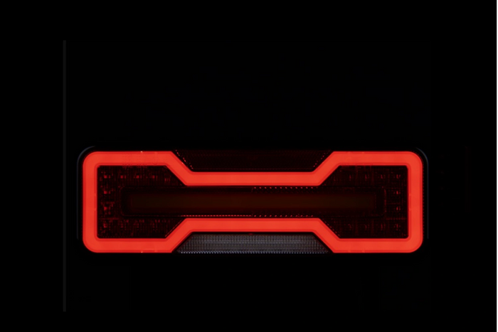 TruckLED L1871+L1872 LED NEON DYNAMIC rear lights, 0.35m cable, 6 functions, left+right