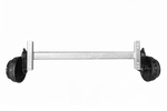 KNOTT VGB18MV braked axle for trailer/carrier 1800kg 1100mm 1570mm 5x112