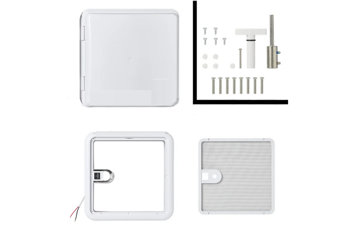ProPlus 610900V01 camper roof window roof vent 280x280mm